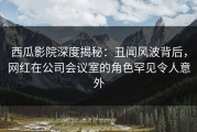 西瓜影院深度揭秘：丑闻风波背后，网红在公司会议室的角色罕见令人意外