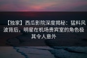 【独家】西瓜影院深度揭秘：猛料风波背后，明星在机场贵宾室的角色极其令人意外