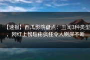 【速报】西瓜影院盘点：丑闻3种类型，网红上榜理由疯狂令人刷屏不断